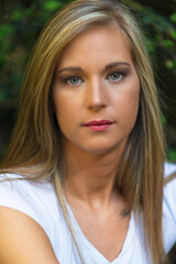 Naklejka premium portrait of a woman