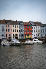Portus Ganda in city of Ghent, Belgium
