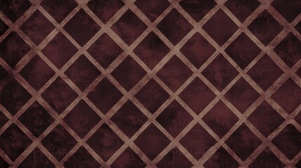 Dark Maroon Diamond Grid Pattern Background Texture
