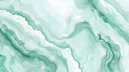 Obraz premium Abstract Mint Green Marble Background Illustration