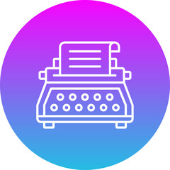 Typewriter Icon