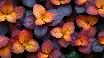 Fototapeta premium Vibrant lettuce leaves thriving in a greenhouse with soft gray background