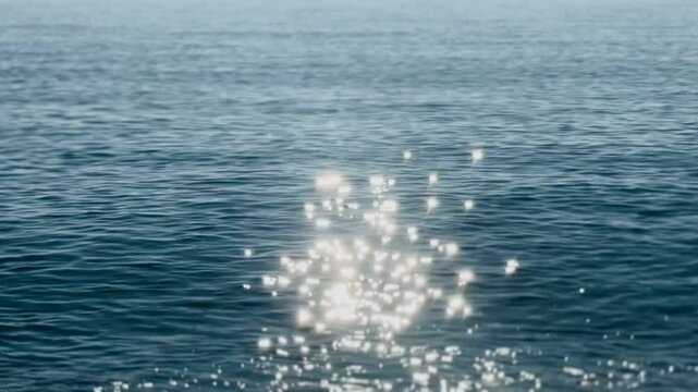 Sun Reflections on Water, Warm and Tranquil Landscapes.