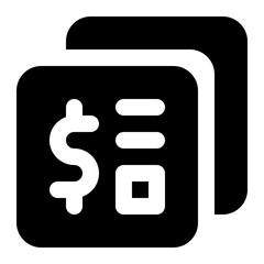 Bank Book Glyph Icon