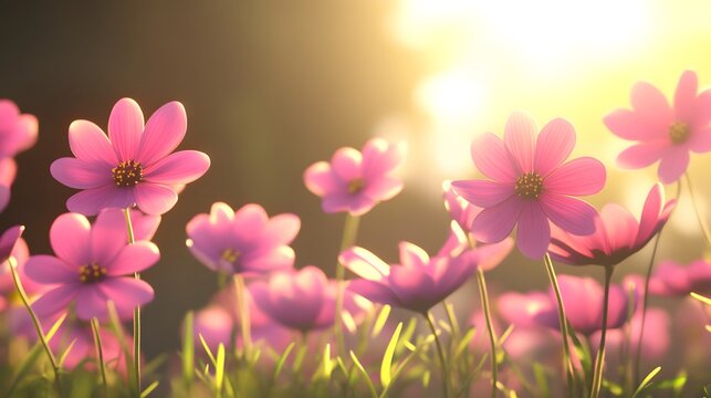 pink cosmos flower