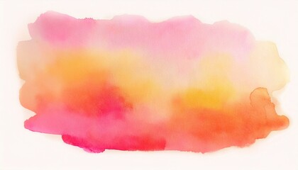 Obraz premium Elegant watercolor abstract painting (spring colors, warm shades)