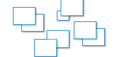 Abstract modern technology color digital square lines futuristic concept abstract white background. Suit for cover, header, poster, banner, web vector illustration.