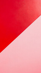 Abstract red and pink geometric wall design