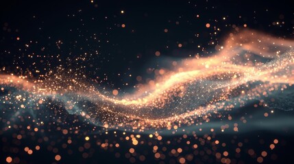 Elegant dark copper brown abstract background with grainy texture for design purposes