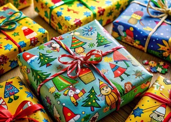 Festive Presents: Child-Made Wrapping Paper & Gift Packaging