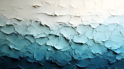 Obraz premium A subtle gradient fading from cool mint to soft white.