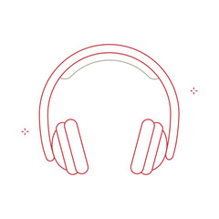Audio Headphone Headset Earphone Vector Symbol Icon Design
