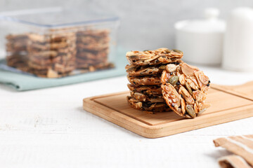 Florentine cookies. Eid cookies made from various nuts seeds and sugar.