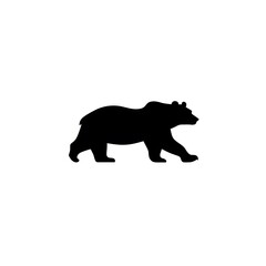 Fototapeta premium black bear silhouette