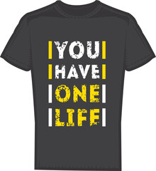 T - shirt Design with the words on it 