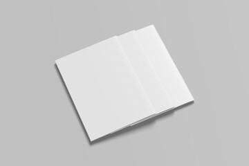 Blank a4 cover brochure catalog mockup