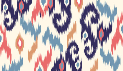 geometric ethnic vintage texture vector art design. textile fashion pattern line ikat seamless pattern and batik fabric texture asian background wallpaper geometry indian. Ethnic abstract ikat art .