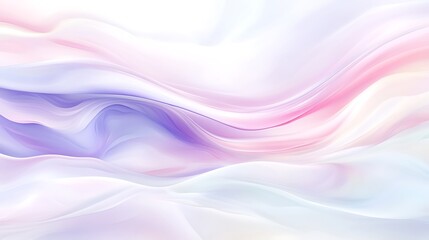 Fototapeta premium Abstract Pastel Waves Flowing Softly