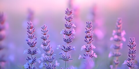 Obraz premium lavender flowers in the field