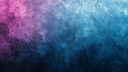 Obraz premium Vibrant Blue and Pink Gradient Background Merging with a Deep Black Canvas Creating a Striking Visual Contrast and Evocative Atmosphere Ideal for Artistic Designs and Creative Projects