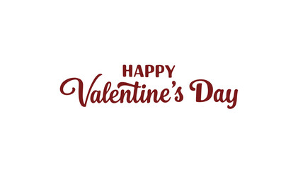Happy Valentine's Day lettering 04