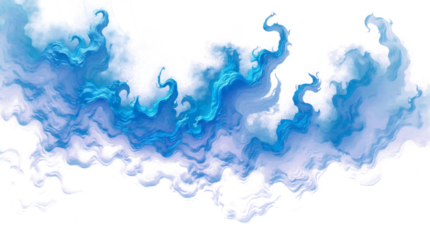 Abstract blue blurred gradient background