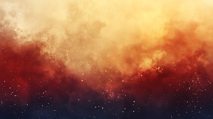 Vibrant Red and Yellow Background Featuring Bright Stars Creating a Playful and Energetic Atmosphere Perfect for Celebrations and Festive Events Evoking Joy and Enthusiasm in Any Setting