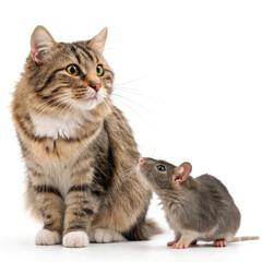 Obraz premium cat and mouse