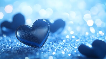 Fototapeta premium heart shaped bokeh