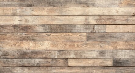 Obraz premium Top view of wood or plywood used as a backdrop, light wooden table featuring a nature-themed pattern and color, with an abstract background