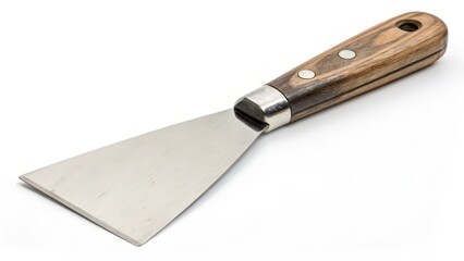 Putty Knife with Wooden Handle