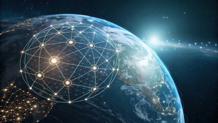 Obraz premium earth with space