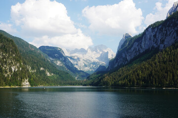 Gosau lake in the Austrian Alps