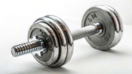 Naklejka premium Chrome Dumbbell