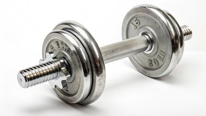 Fototapeta premium Chrome Dumbbell Weights