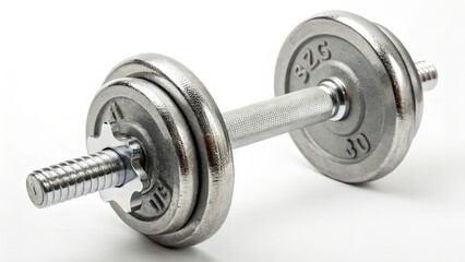 Fototapeta premium Chrome Dumbbell Weights