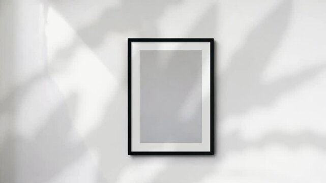Black color blank poster frame, Video frame mockups, Picture frames