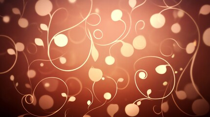 Elegant Floral Design with Soft Bokeh Background