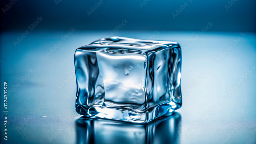 Poster melting cube