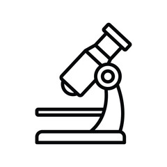 microscope icon vector design template simple and clean