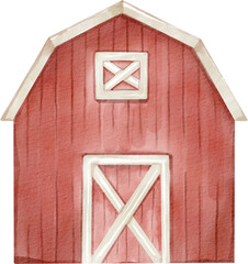 watercolor barn © Je