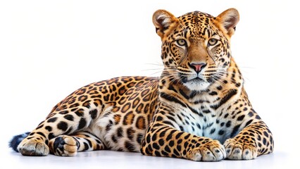 Obraz premium Jaguar on White Background