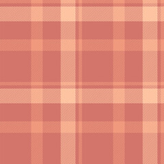 Subtle peach and coral plaid pattern.  Perfect for textile design, website backgrounds, or fallthemed projects. Seamless repeat texture offers versatile design potential.