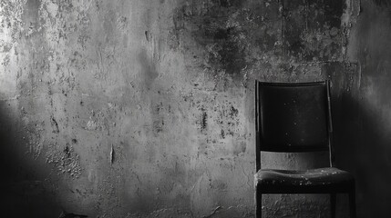 Grey grunge background. Generative AI