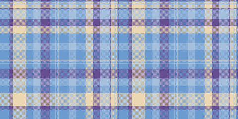 Subtle pastel plaid pattern in calming blues and creams. Perfect for textile design, apparel, website backgrounds, or crafting projects.
