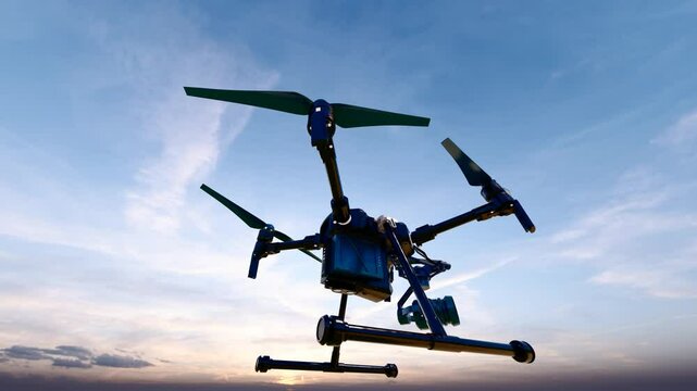 Drone takeoff for aerial photography and monitoring