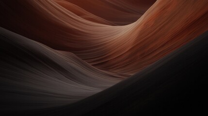 A desert landscape with a rocky terrain and a few trees