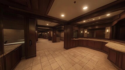 Elegant Interior Design of a Luxurious Restroom