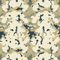 Illustration of camouflage seamless pattern, military pattern