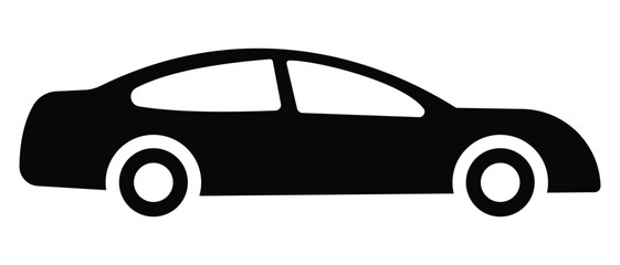  Car icon silhouette vector illustration. 